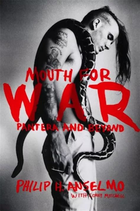 PHILIP ANSELMO's Autobiography 'Mouth For War: .